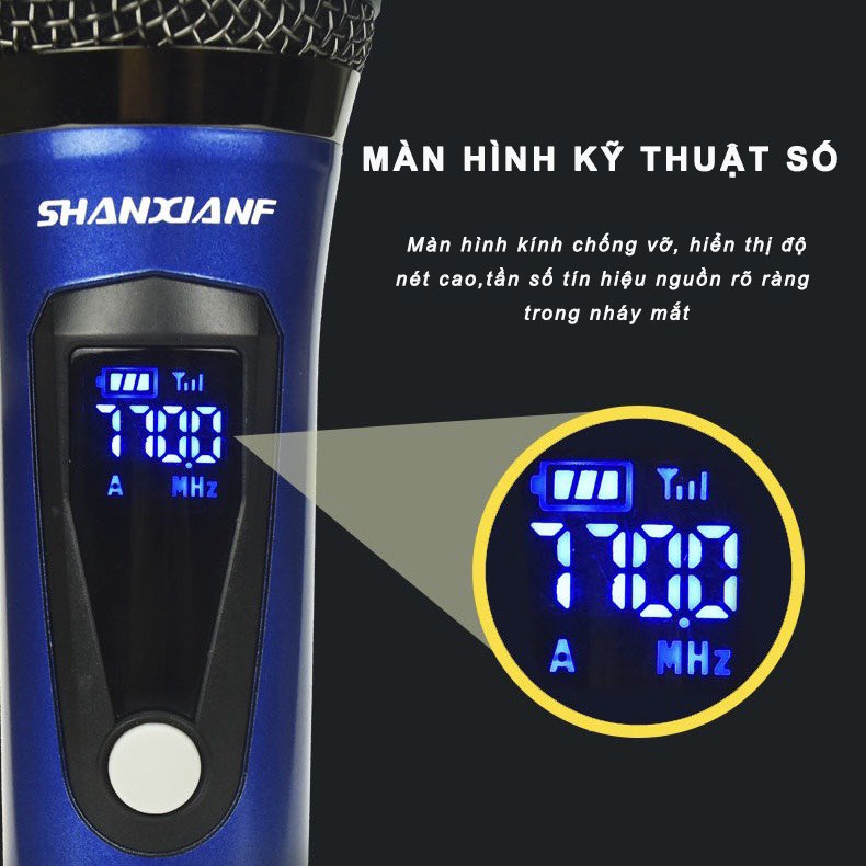 MICRO KARAOKE KHÔNG DÂY CHUYÊN CHO LOA KÉO - AMPLY - HÁT CỰC ĐỈNH HÁT BANH NÓC BẢO HÀNH 12 THÁNG