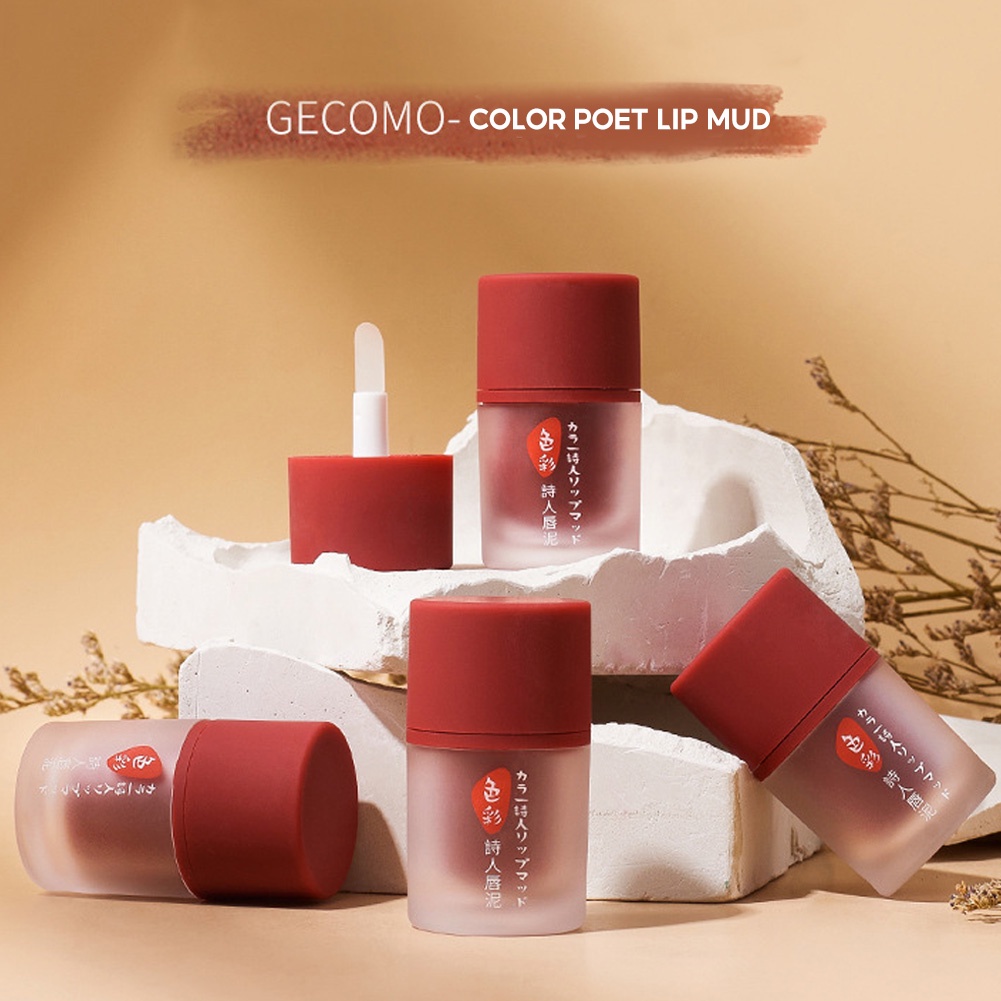 Son sáp GECOMO tông lì mượt môi chống nước cao cấp