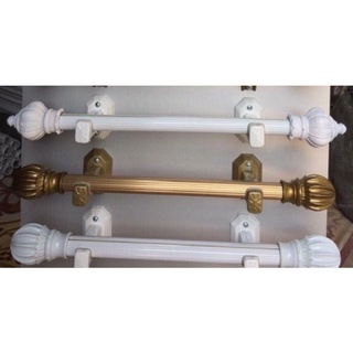 Thanh treo rèm hàng đẹp 1m - 1,9m đủ bộ