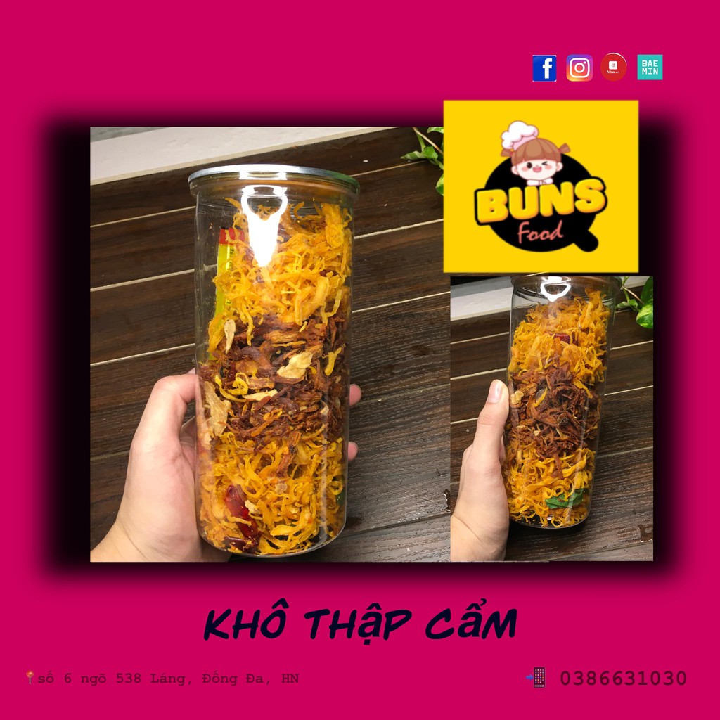 Khô Mix 3 Vị - 300gr (Gà lá chanh, Gà bơ tỏi, Heo cháy tỏi) Buns ăn vặt Hà Nội đã ăn là ghiền | BigBuy360 - bigbuy360.vn