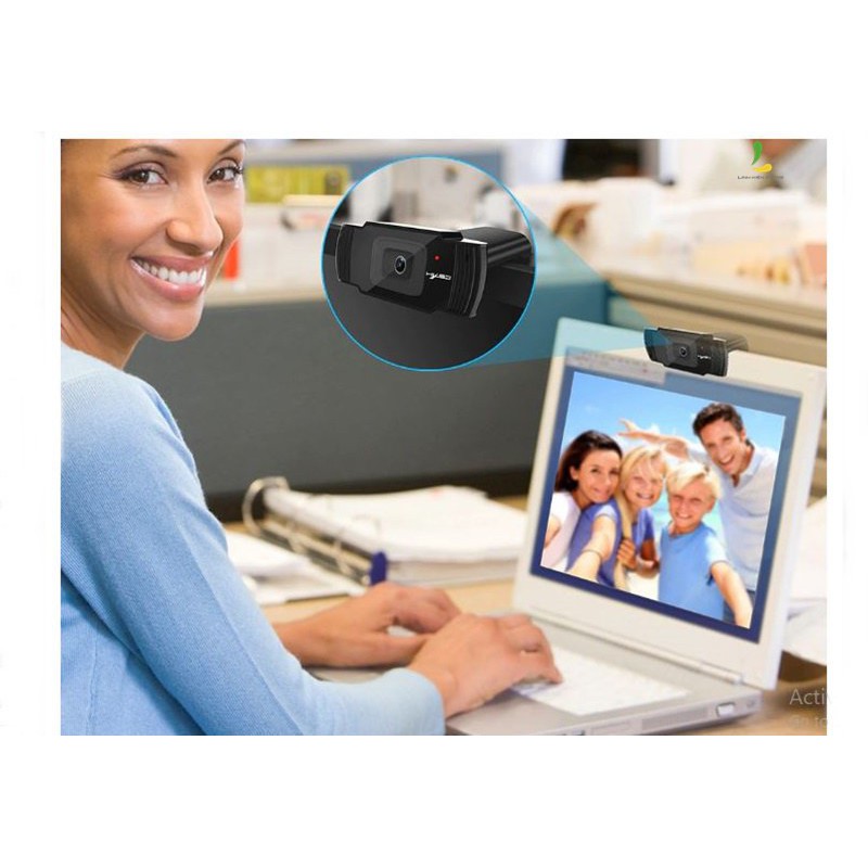 Webcam HXSJ S70 - Hỗ trợ micro có khả năng chống ồn hiệu quả -Hàng chính hãng