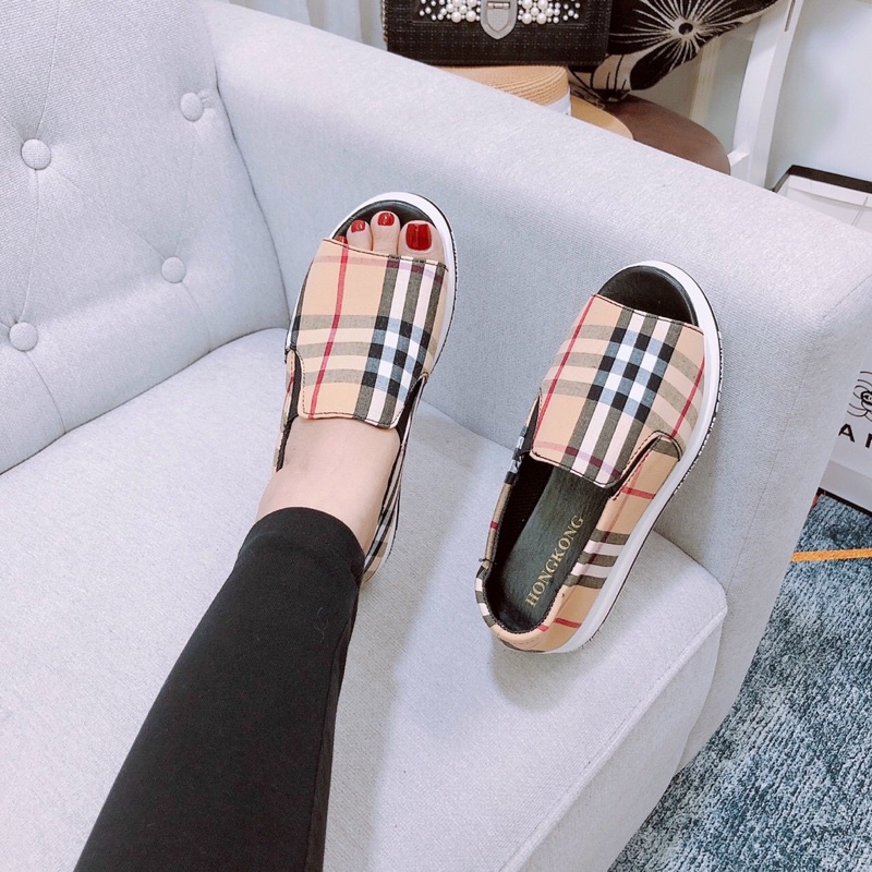 [HOT] GIÀY SLIPON ĐẾ BÁNH MÌ 5 PHÂN SIÊU NHẸ ÊM