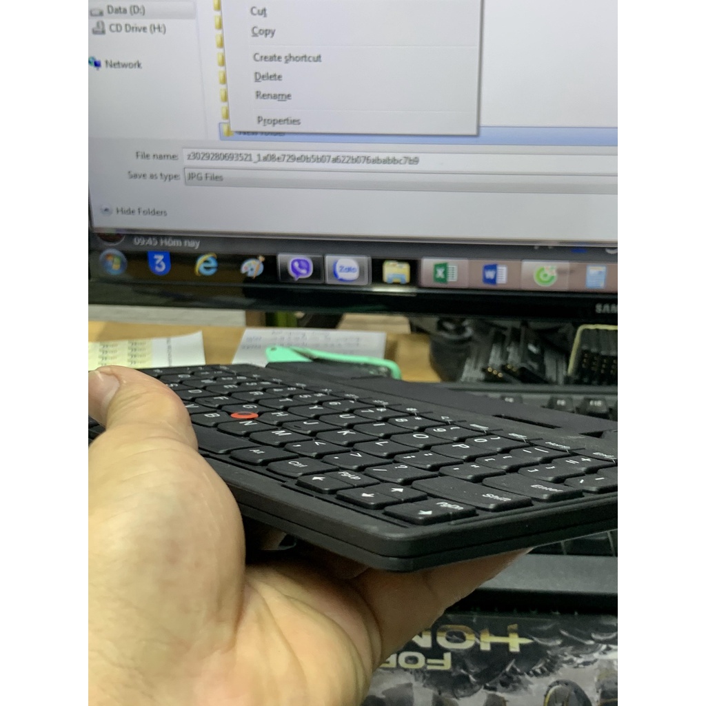 Bàn phím bluetooth 04Y1488 Lenovo Keyboard Booklet USe For ThinkPad Tablet 2