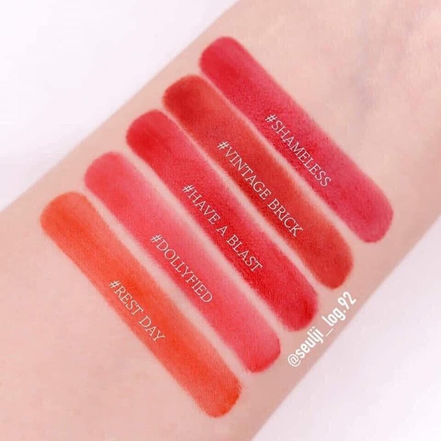 Son Kem Lì 3CE Smoothing Lip Tint Siêu Mịn, Lên Màu Siêu Chuẩn