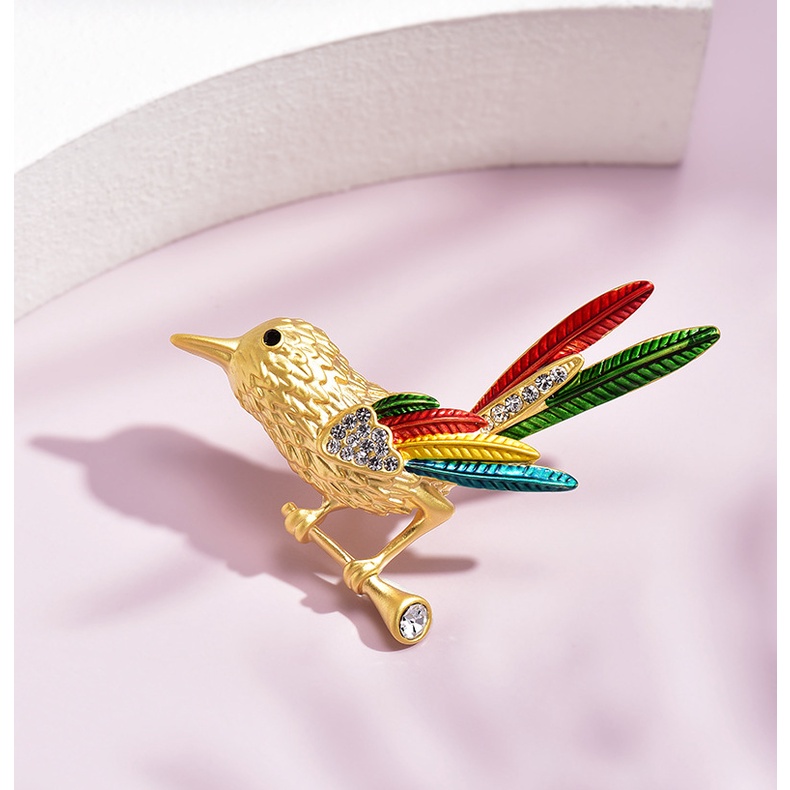 (MớI) Ghim GàI ÁO HìNh Hoa Và Chim Xinh XắN