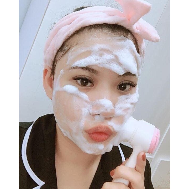 Cọ rửa mặt 2 đầu Silicon làm sạch sâu da mặt | BigBuy360 - bigbuy360.vn