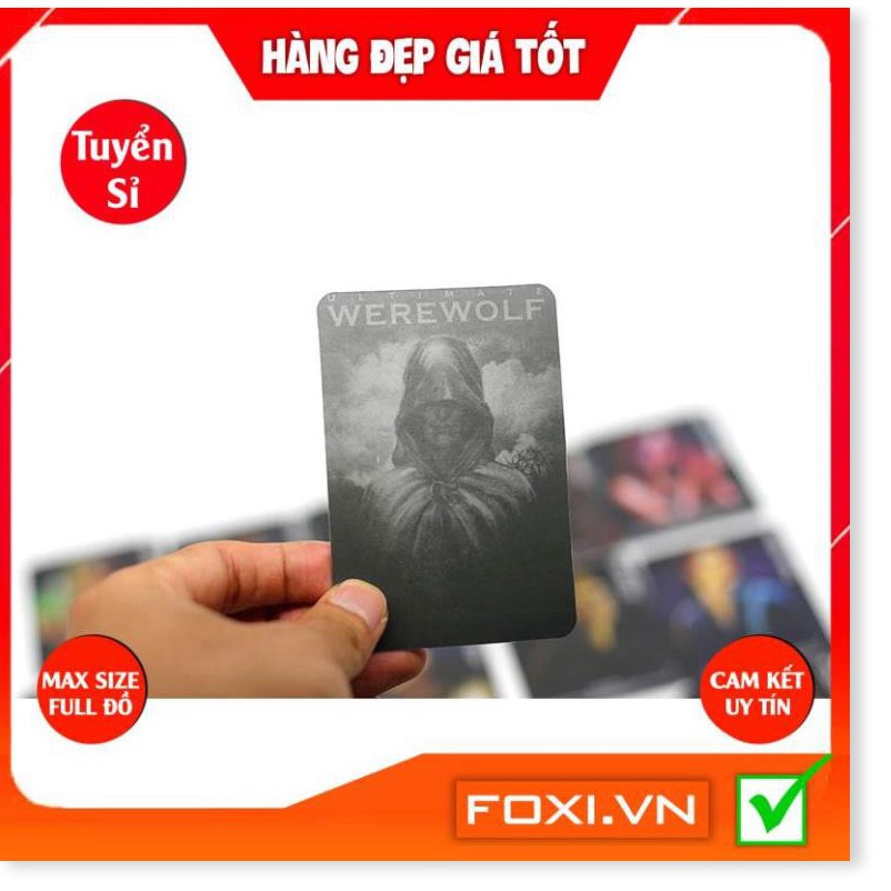 Boardgame Ma Sói Ultimate Deluxe 78 lá-Phiên bản Tiếng Việt-Trò chơi trí tuệ-hấp dẫn-gây cấn