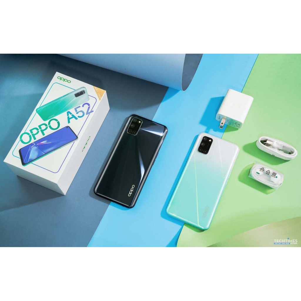 Điện thoại Oppo A52 | Bộ nhớ trong 128GB | Hàng chính hãng, mới 100%, Nguyên Seal | Bảo hành 12 tháng trên toàn quốc