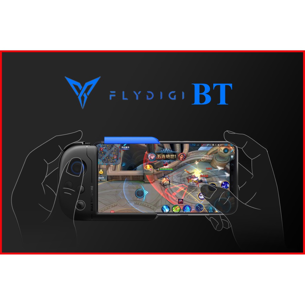 Tay cầm chơi game Flydigi Wasp BT dành riêng cho IOS và ANDROI chơi PUBG , ROS , liên quân mobile, game FPS khác -dc3632