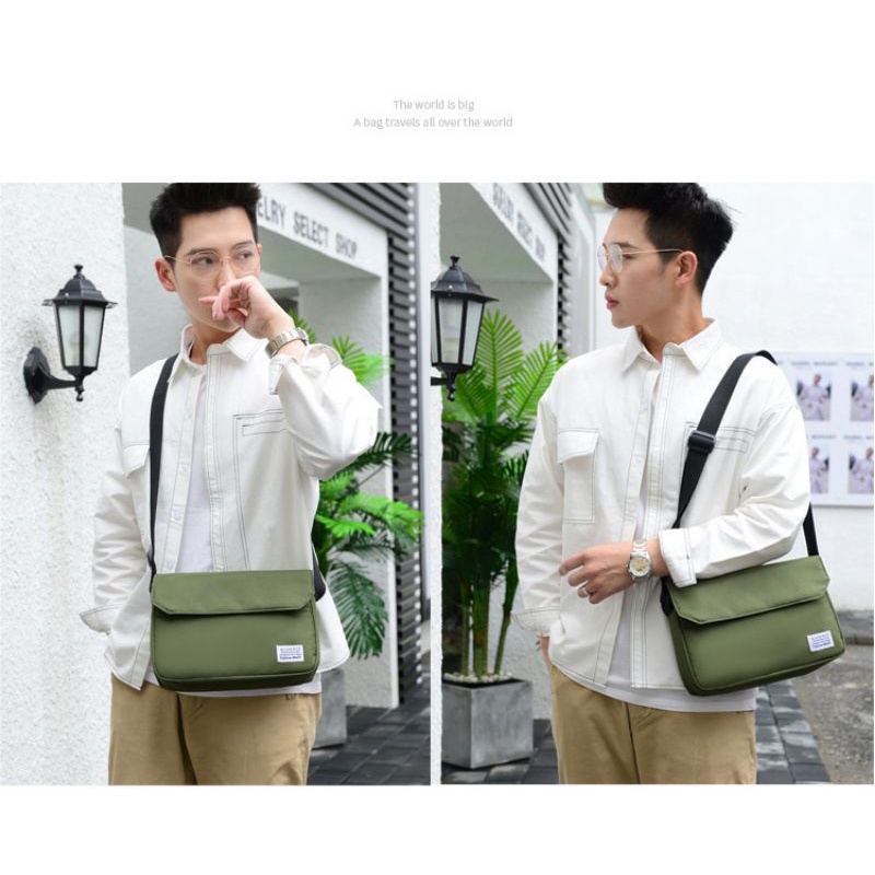 💢 Túi School Bag- túi đeo chéo nam nữ unisex vải canvas thời trang nhỏ gọn💢