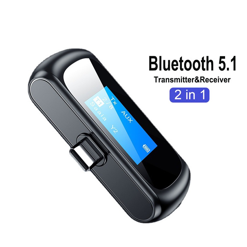 Type-c Wireless Audio Adapter Bluetooth 5.1 Receiver Transmitter support Microphone for Playstaion Nintendo Switch Car TV