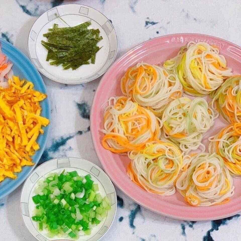 Mì somem ngũ sắc 320gr cho bé Nhật Bản