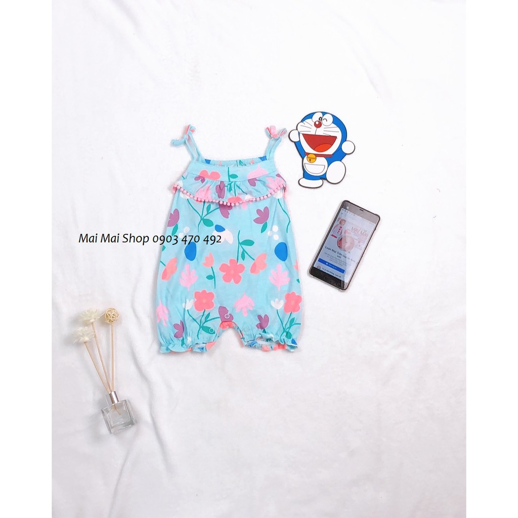 Body đùi cotton 2 dây xuất dư cho bé gái