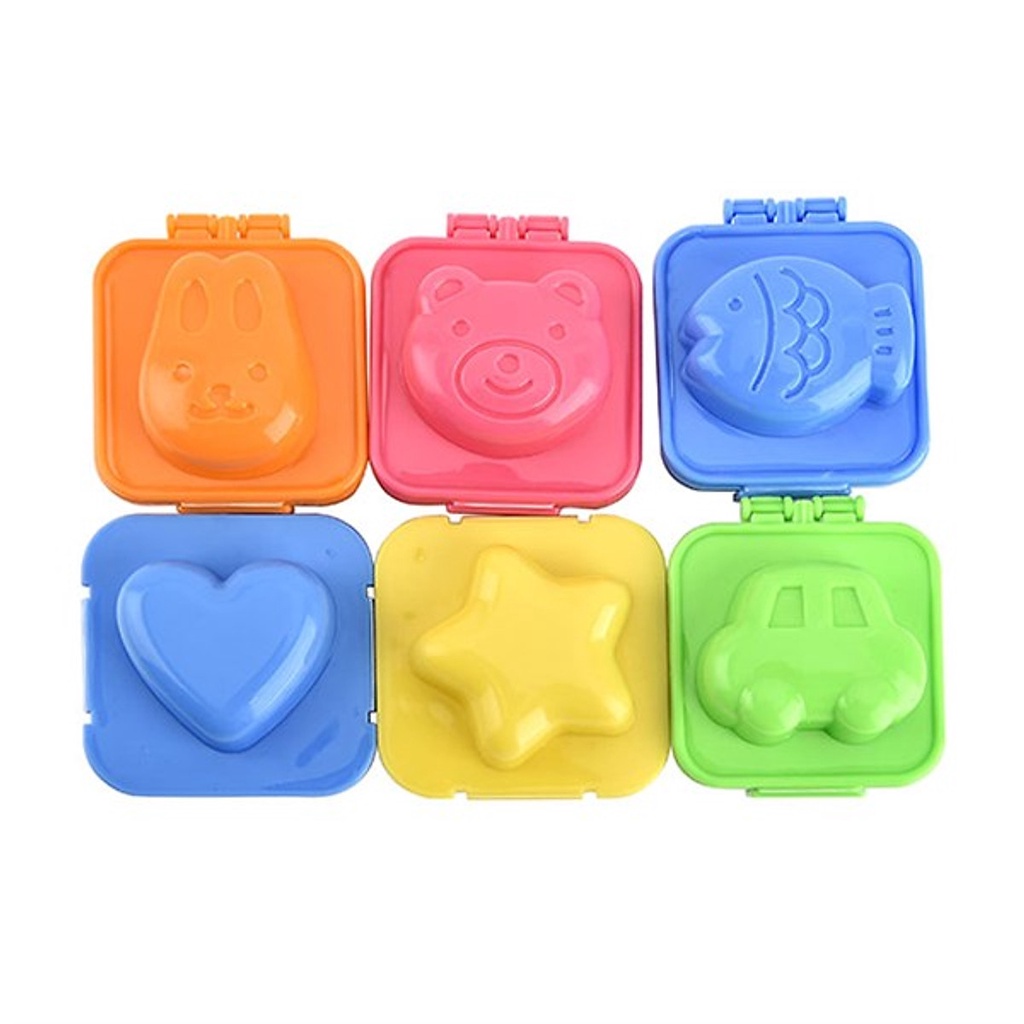 Bộ 3 khuôn ép cơm hình thú ngộ nghĩnh cho bé