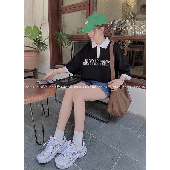 [NEW] Áo polo phối unisex in chữ Do You áo thun có cổ nam nữ chất cotton cá sấu mềm và mát