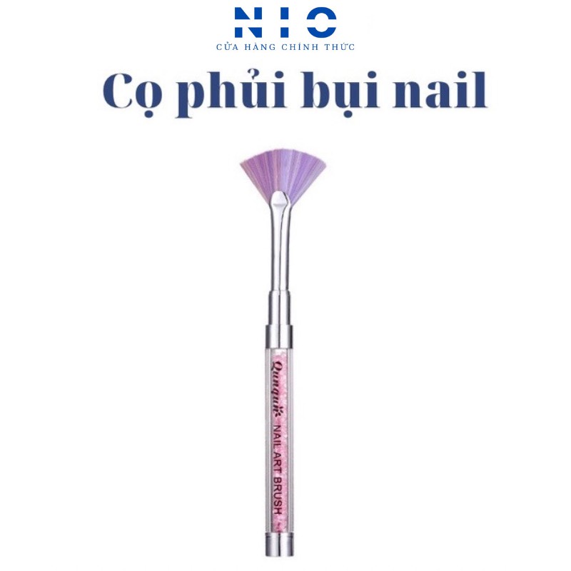 Cọ phủi móng QunQun ( loại cán đá dài )