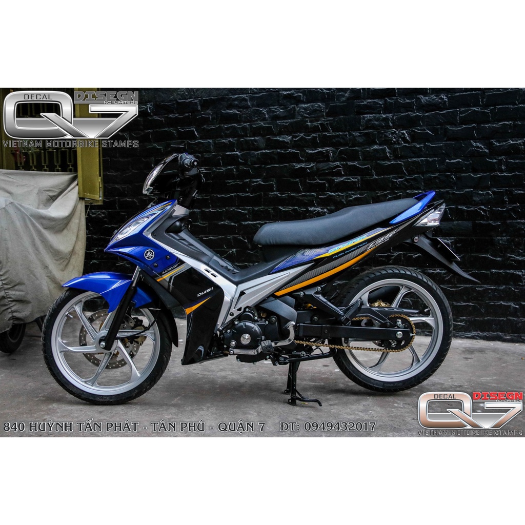 TEM RỜI EXCITER 2010 XANH BẠC