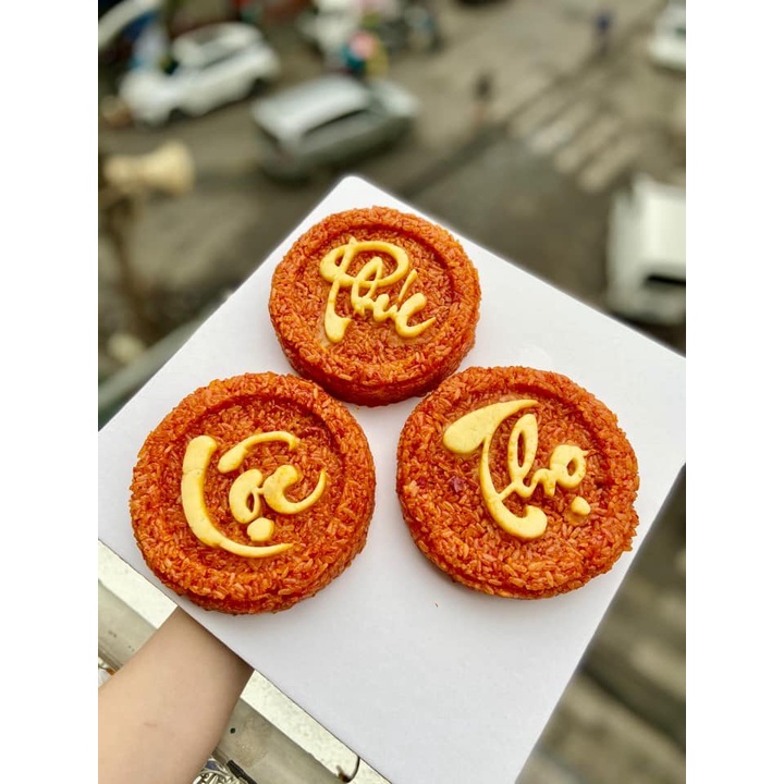Khuôn làm xôi phúc, lộc, thọ, 5 chi tiết chất liệu nhựa chịu nhiệt