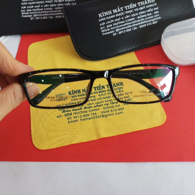 Gọng Nhựa Dẻo Dáng Vuông Nhỏ Hạn Chế Độ Dày Mắt Kính - Kính Mắt Tiến Thành