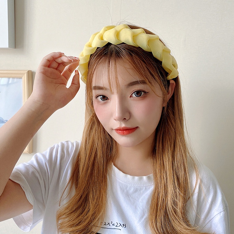 Băng đô cài tóc bản rộng phong cách Hàn Quốc cho nữ HB