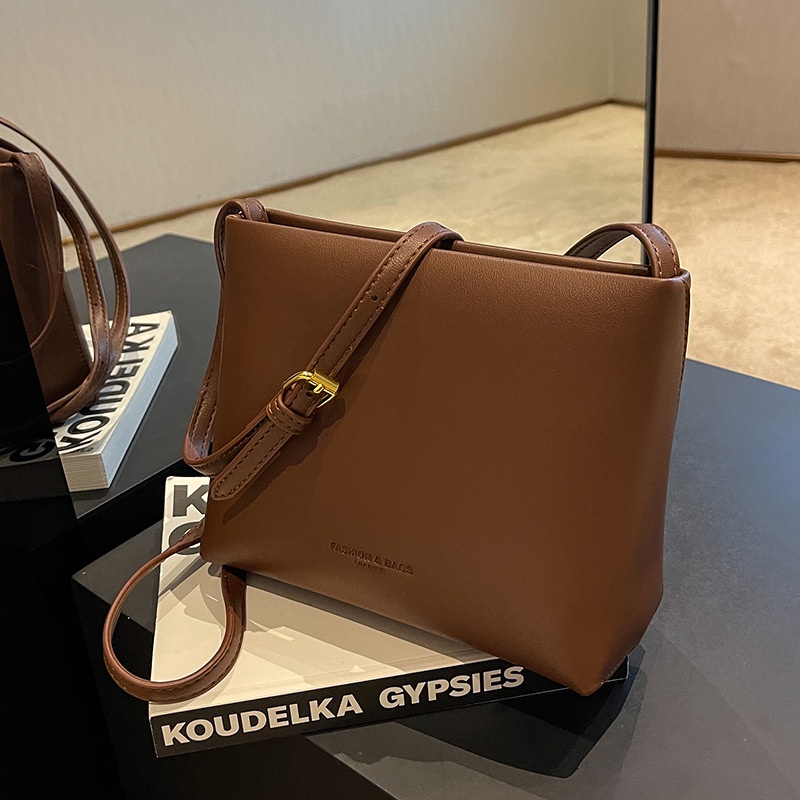 Túi Đeo Chéo Hình Vuông Nhỏ Màu Sắc Đơn Giản Thời Trang Cho Nữ