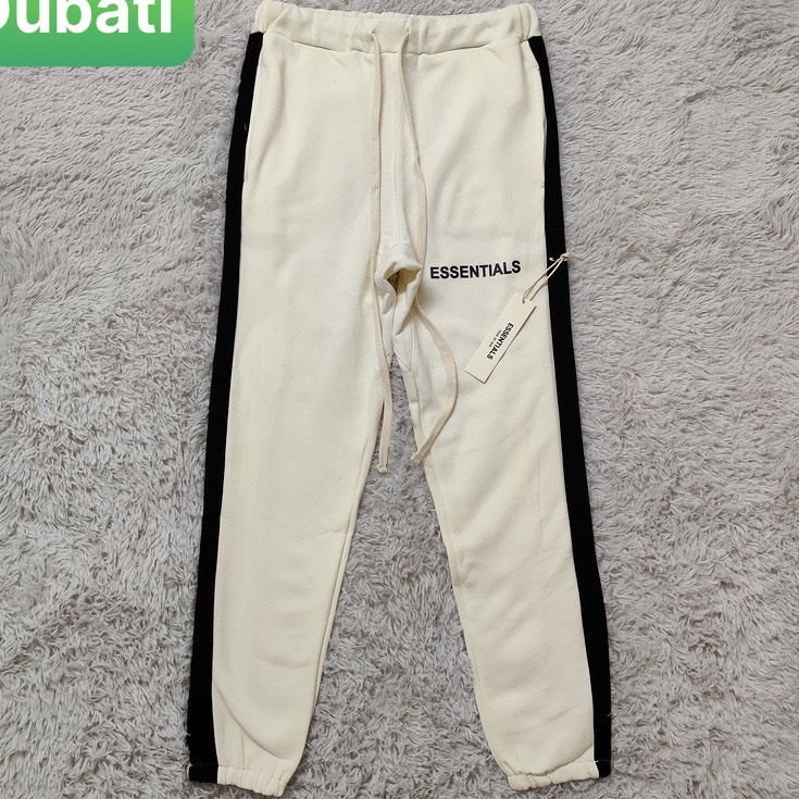 QUẦN JOGGER ESSENTIALS ỐNG RỘNG NAM NỮ CÓ BO 3 MÀU PHONG CÁCH HÀN QUỐC CAO CẤP - DUBATI FASHION