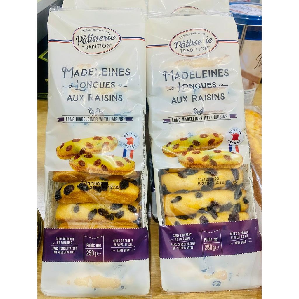 Bánh mỳ bơ bà đầm  500g Pháp + bánh bông lan nho Pháp date mới