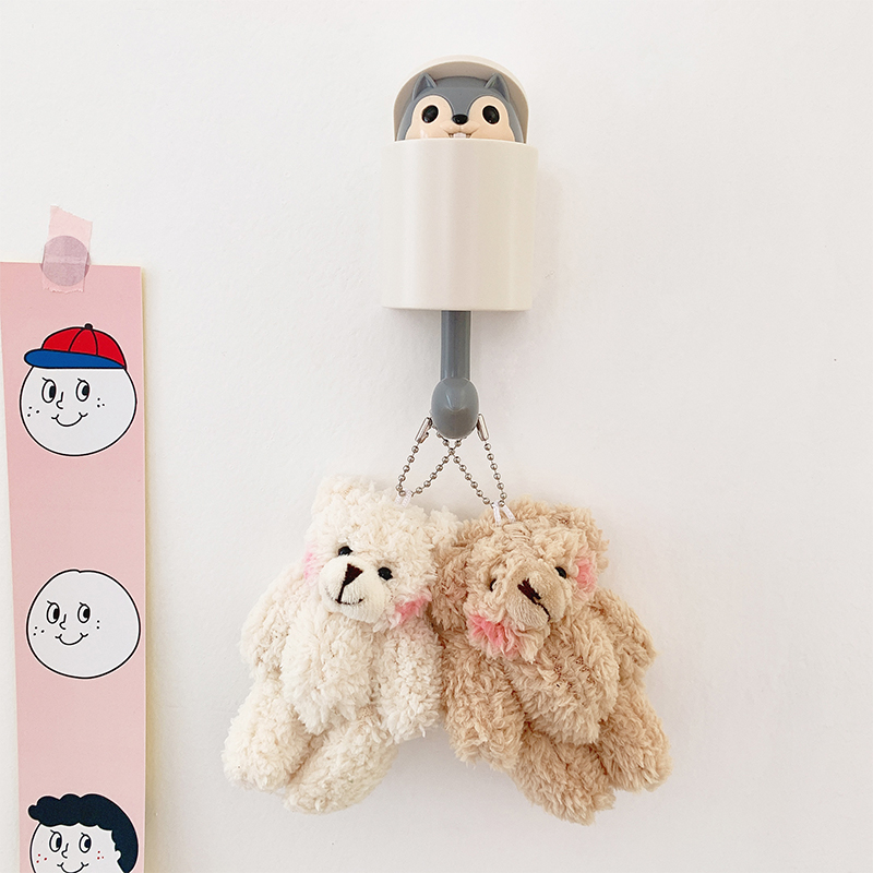 Móc Khóa Gấu Teddy Nhồi Bông Dễ Thương