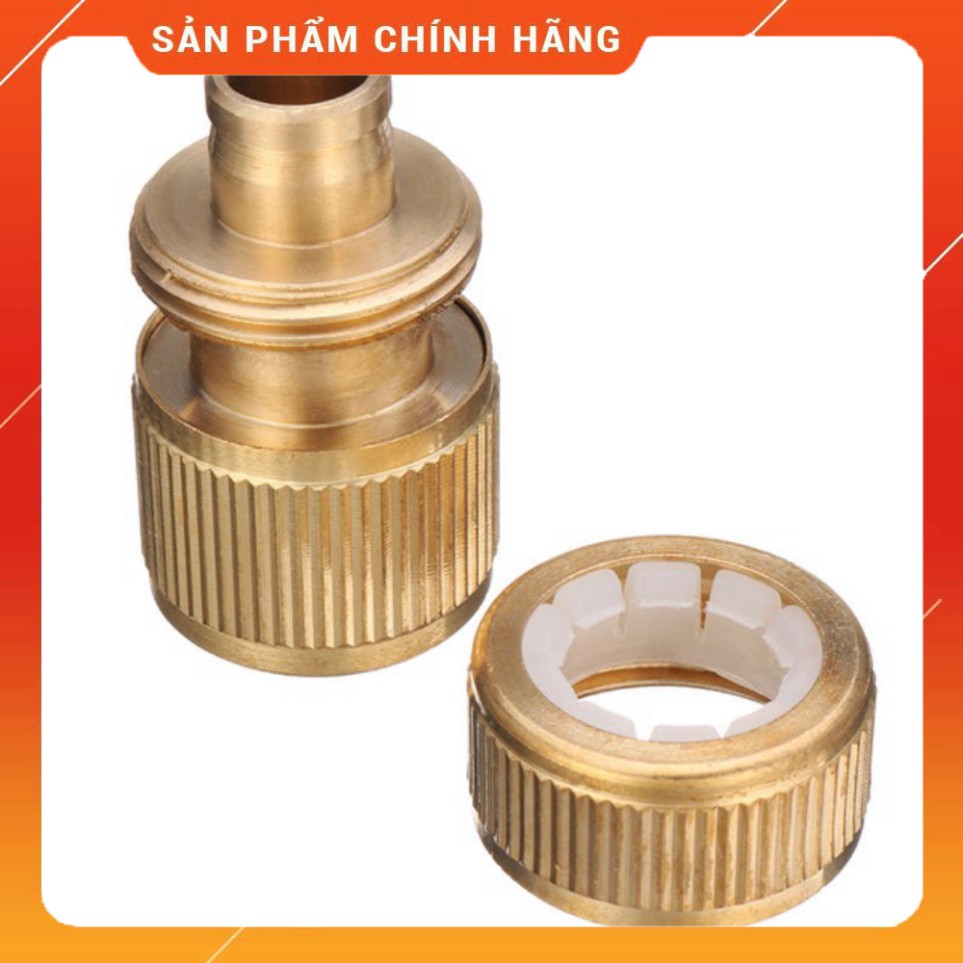 Bộ khớp nối nhanh bằng thau dây hút máy rửa xe 22mm thông dụng .