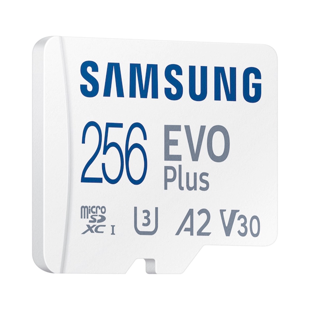 Thẻ nhớ MicroSDXC Samsung Evo Plus 256GB U3 4K R130MB/s W90MB/s - box Hoa New 2022 (trắng) Kèm Adapter