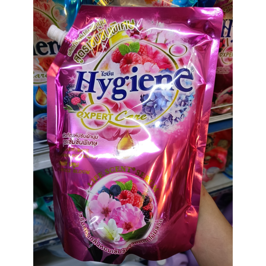 Nước xả vải HYGIENE 1300 / 1150ml Thái Lan thơm lâu đậm đặc các màu