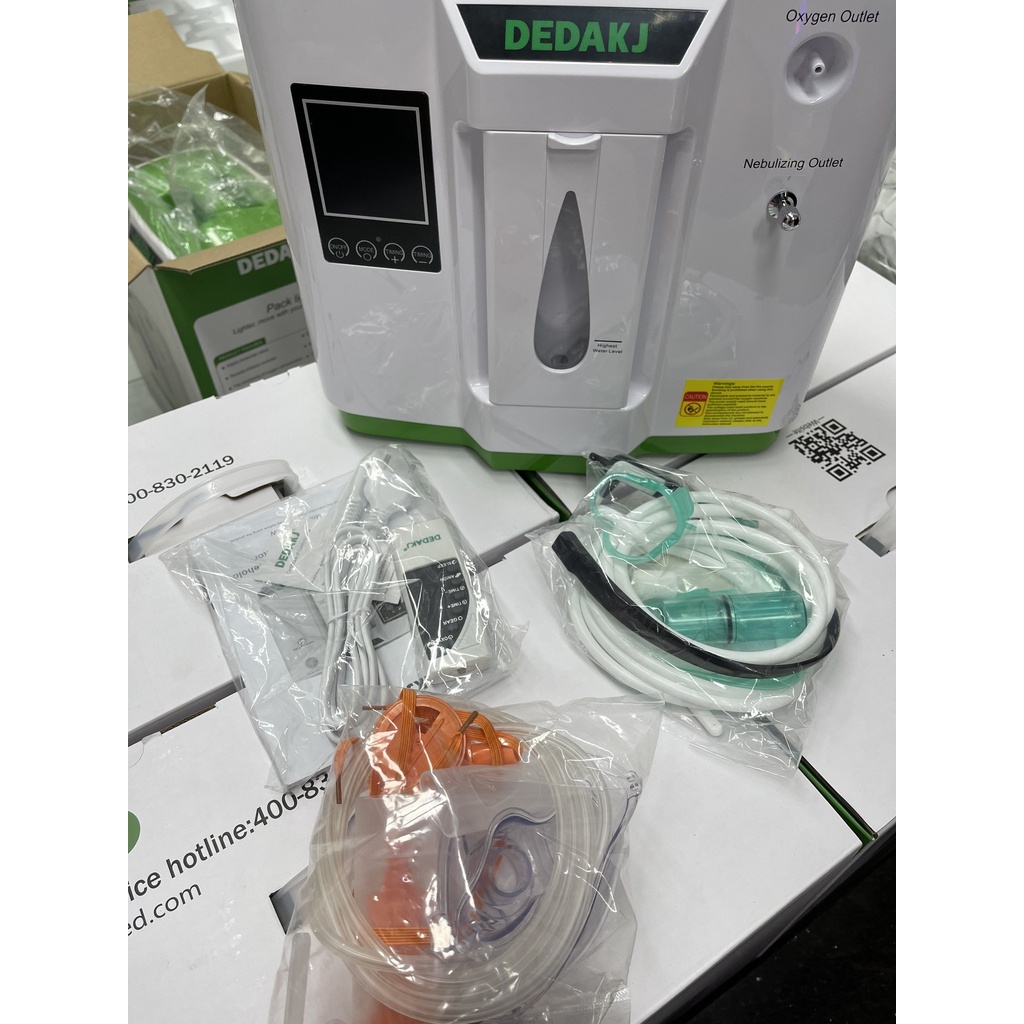 (có sẵn) Máy tạo oxy đi động 9lit Dedakj De-2AW