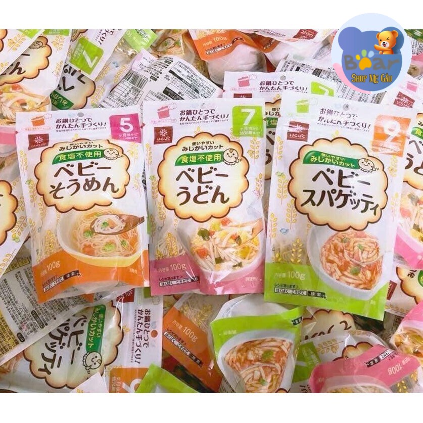 Mỳ Somen Tách Muối Hakubaku Nhật Bản Cho Bé Ăn Dặm 5M 7M 9M