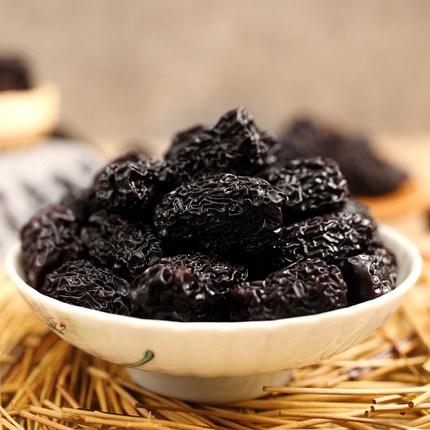 200g Táo Tàu Đen Sấy Khô Nguyên Quả - Trà thảo mộc Treesy - Trà hoa quả