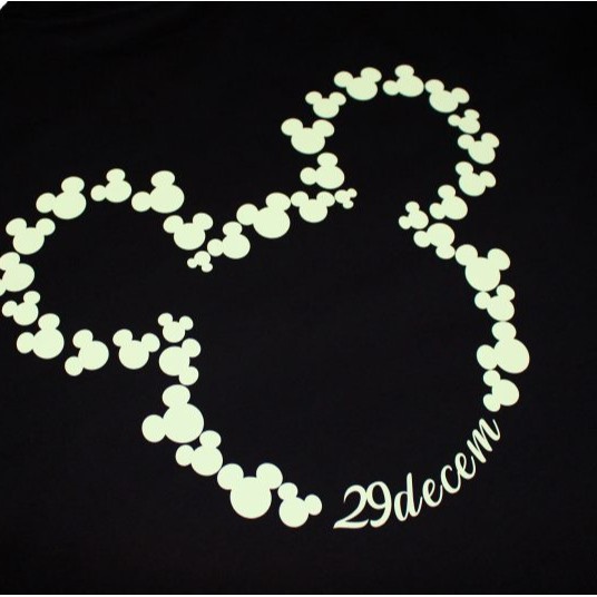 Áo Unisex Nikolas 100% Cotton Mickey Dạ Quang