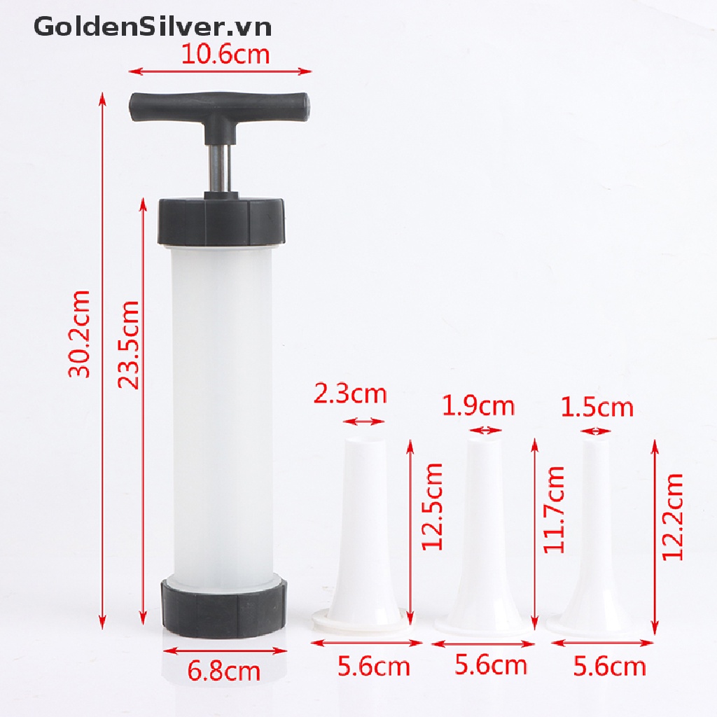 Phễu Làm Xúc Xích 3 Đầu Nhấn Tiện Dụng