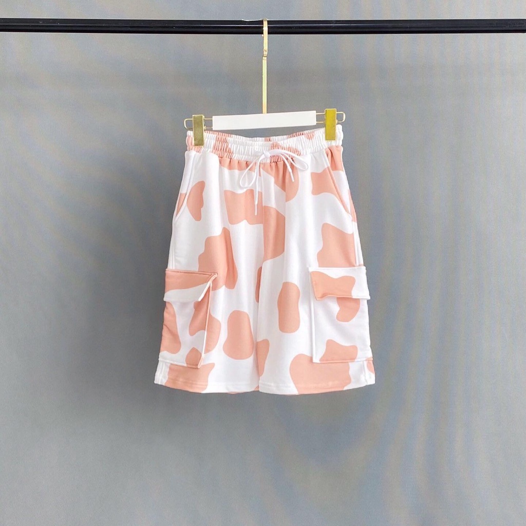 Quần short box túi hộp bò sữa unisex cryaotic10