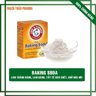 Bột Baking Soda làm trắng răng, làm bánh, tẩy tế bào chết, khử mùi hôi