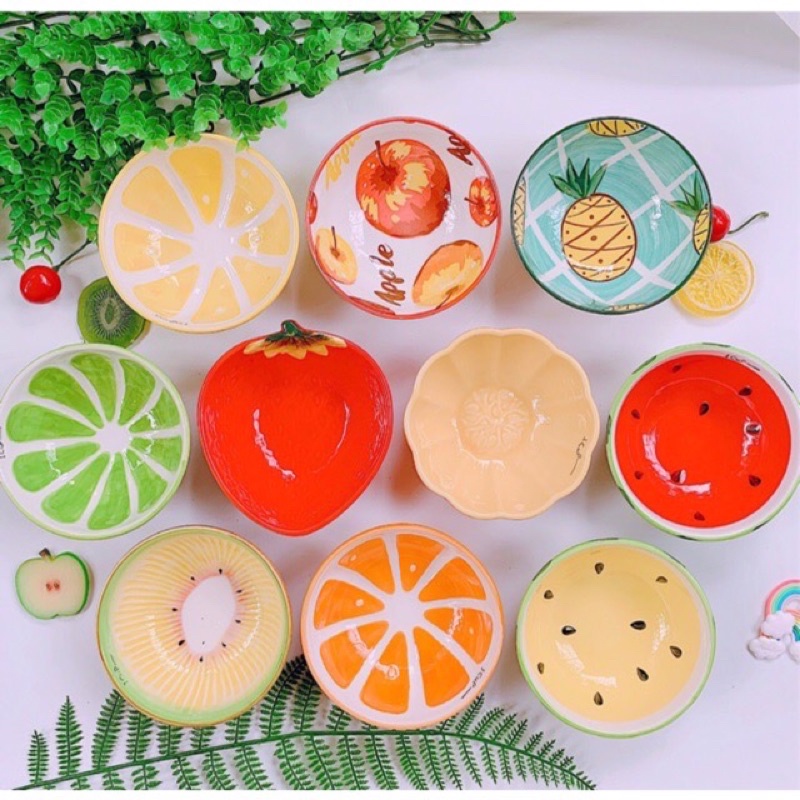 Bát ăn dặm, chén ăn dặm hình hoa quả cho bé 250ml