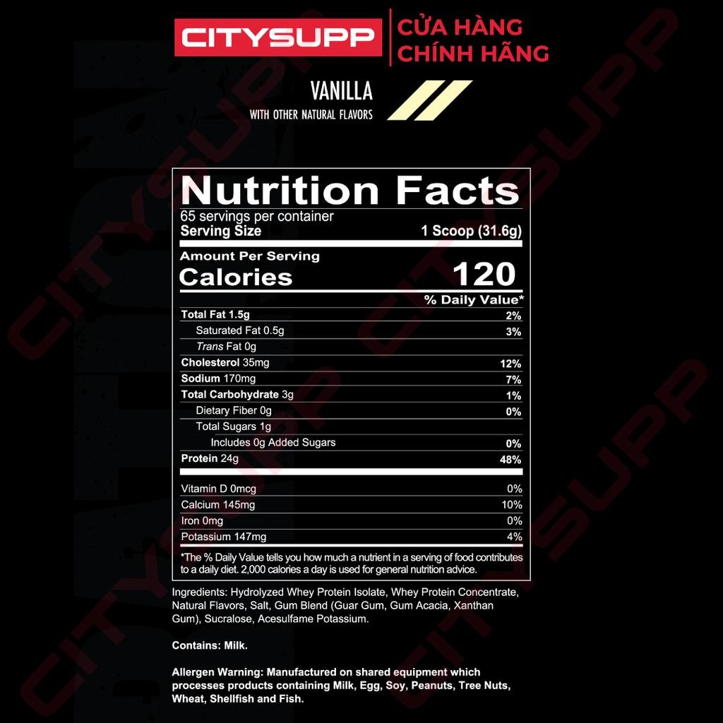 Redcon1 Ration Whey Protein , Sữa Tăng Cơ Đốt Mỡ, 25G Protein, 11.4G EAA + 5.4G BCAA, 2.1KG