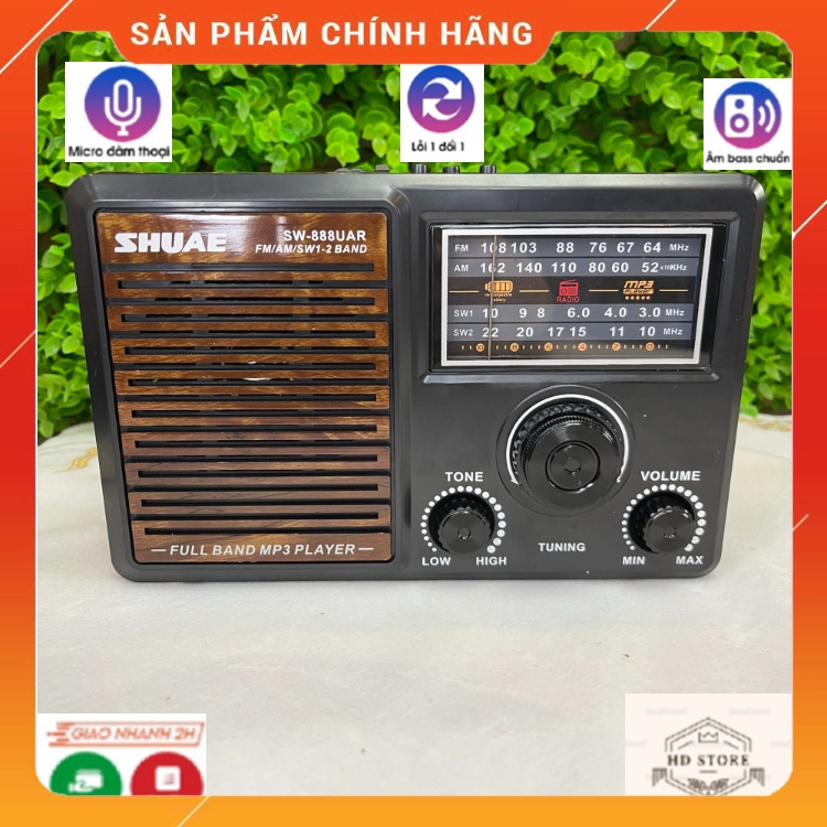 Đài Radio SONY SW888UAR Dò Sóng Nhanh Chóng Cao Cấp. Nghe FM, Radio, Dễ Dàng Sử Dụng, Độ Bền Cao. Bảo Hành 12 Tháng.