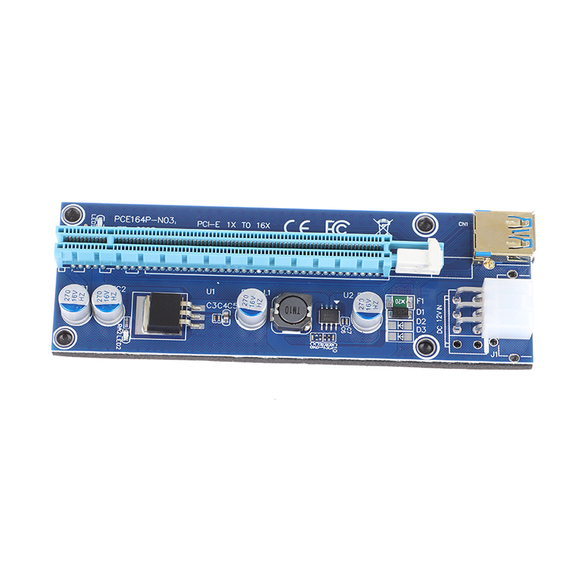 Dây Cáp Nguồn Pci-e 1x Sang 16x 60cm Usb 3.0 Pci-e Sata Sang 6pin