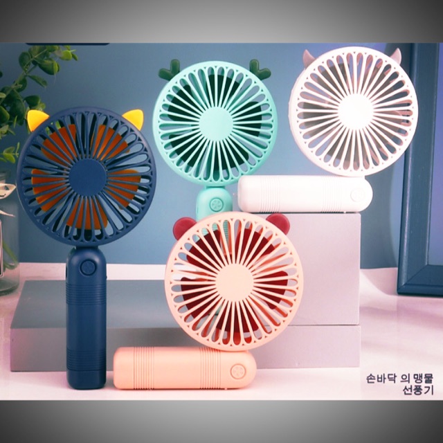 Quạt cầm tay mini sạc usb có thể gập để bàn