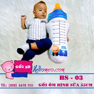 Gối Ôm Bình Sữa 3D (60cm)