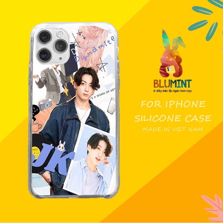 Ốp đt JK Dynamite cho iPhone13promaxXS XR nữ 8plus mềm 7Plus X XR Xs Max 6 6s BLUJJK0049