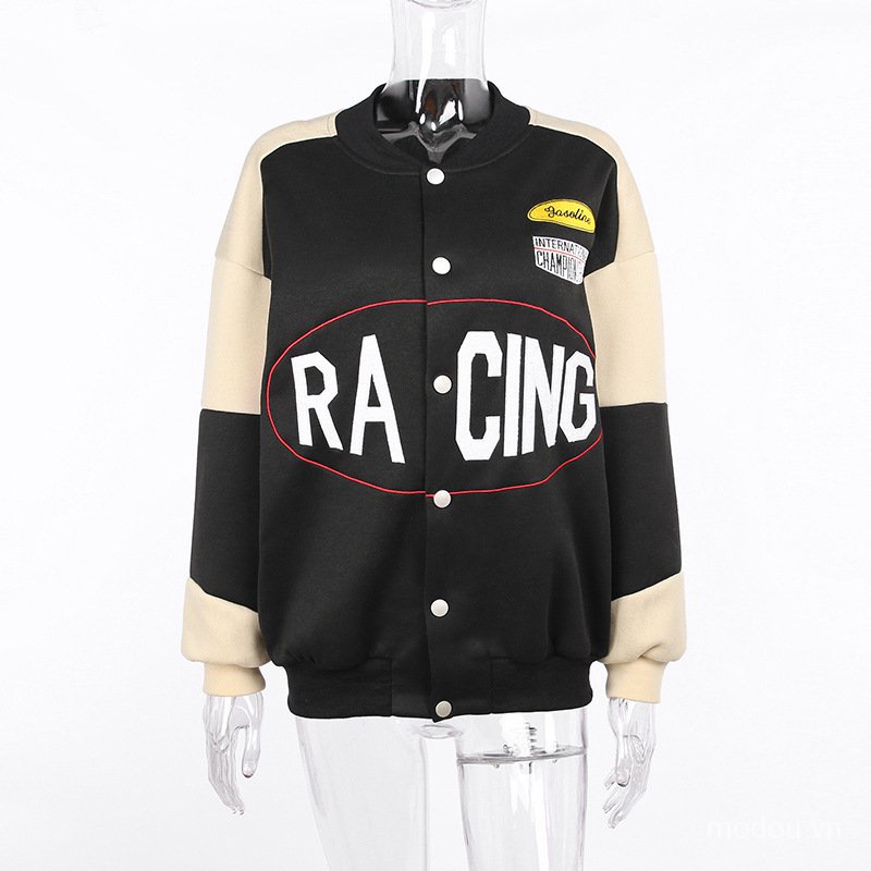 Áo khoác thời trang in chữ thời trang năng động N56m