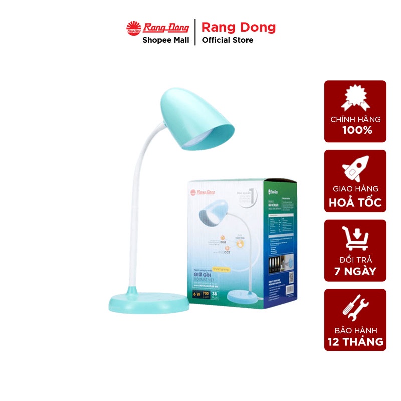 Đèn bàn học LED SUNLIKE bảo vệ thị lực chính hãng RẠNG ĐÔNG - BẢO HÀNH 24 THÁNG