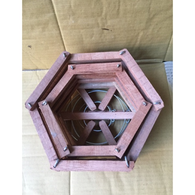 Bộ 2 chậu gỗ trồng lan