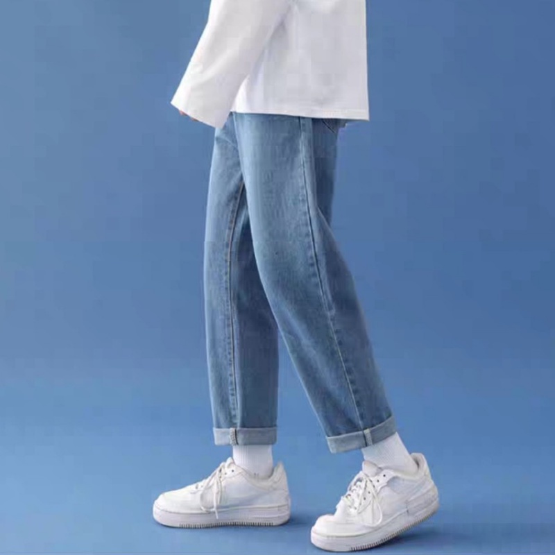 Quần Jeans, Quần jeans baggy xanh nam ống suông, rộng, hottrend 2021-XX MENS FASHION! | BigBuy360 - bigbuy360.vn