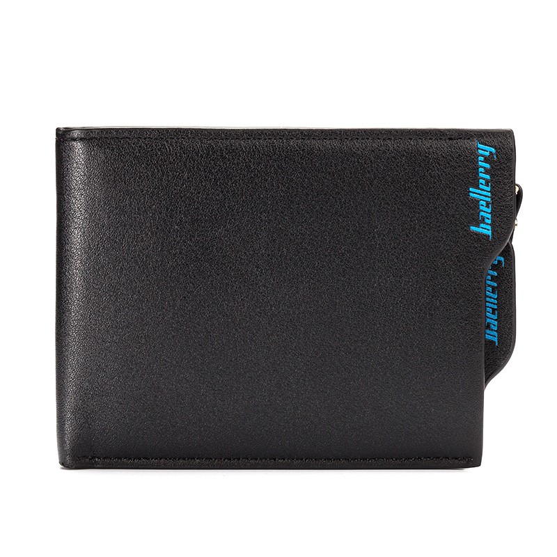 「COD」Baellerry Men's Zipper Wallet Short Multi-function Card Wallet